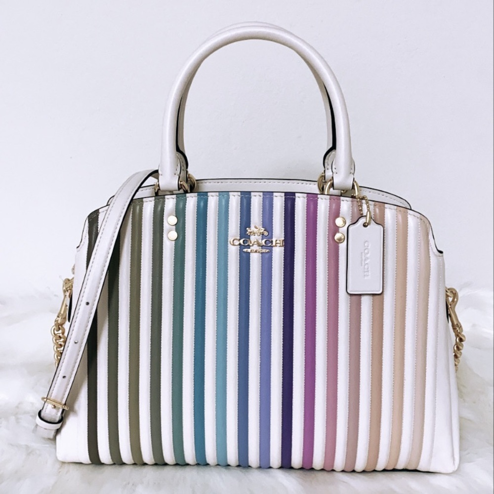 New💃Coach Lillie Carryall Ombre Quilted Purse